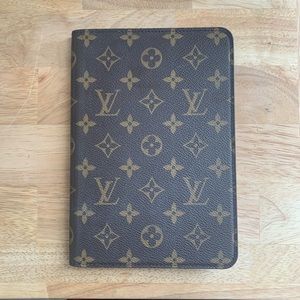 Louis Vuitton Leather iPad Stand Case Cover